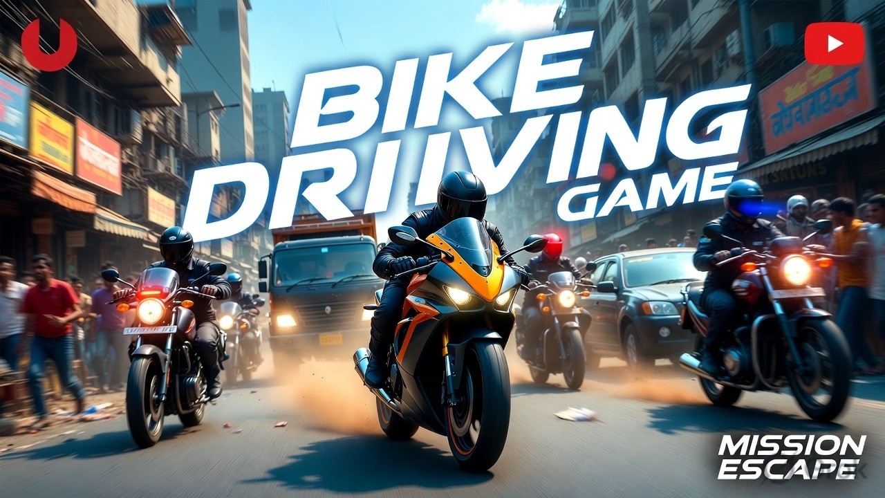Bike driving game @Gamecode100 