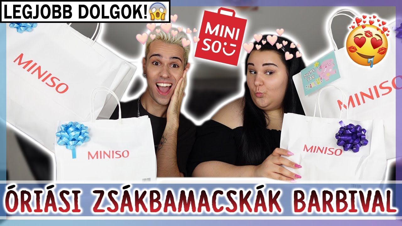 $ &Oacute;RI&Aacute;SI MINISO ZS&Aacute;KBAMACSKA NYIT&Aacute;S VALENTIN&Aacute;VAL (Barbi xD) 😱❤️ $