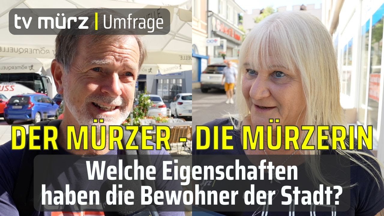 tv mürz | Umfrage: Der Mürzer - die Mürzerin: Welche Eigenschaften haben die Bewohner der Stadt?