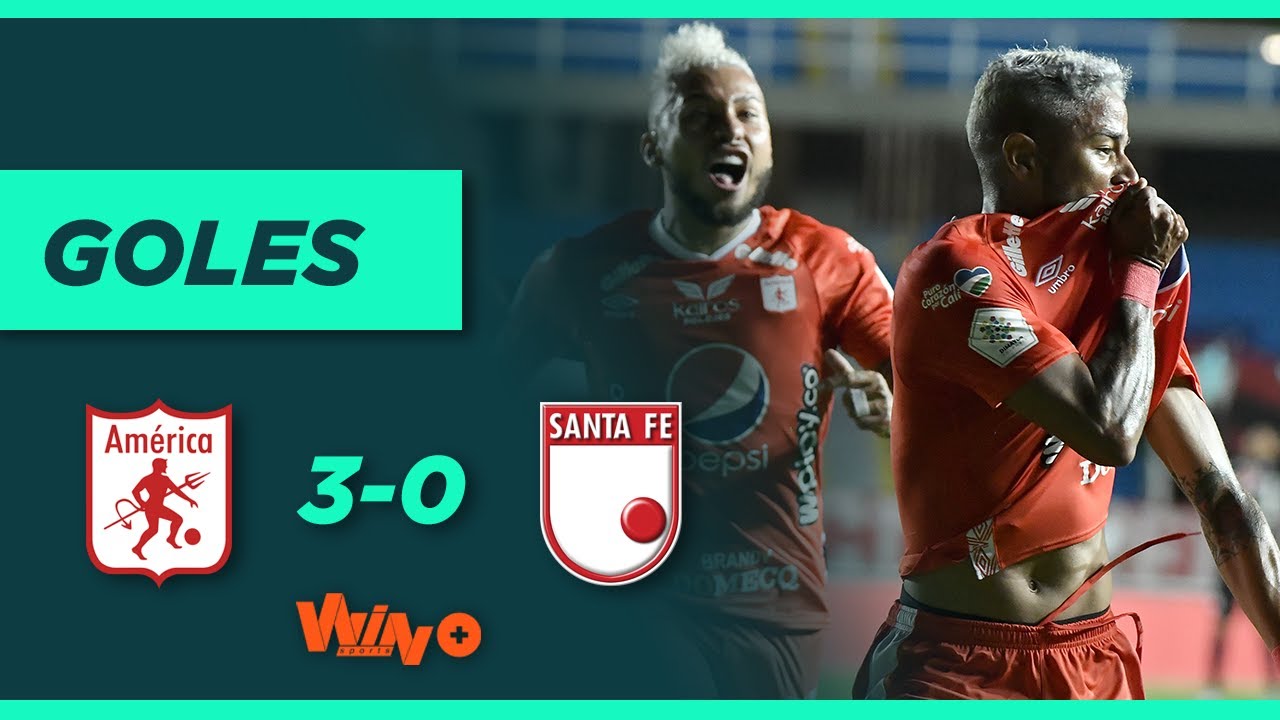 América vs Santa Fe (3-0) Liga BetPlay Dimayor 2020 | Final Ida