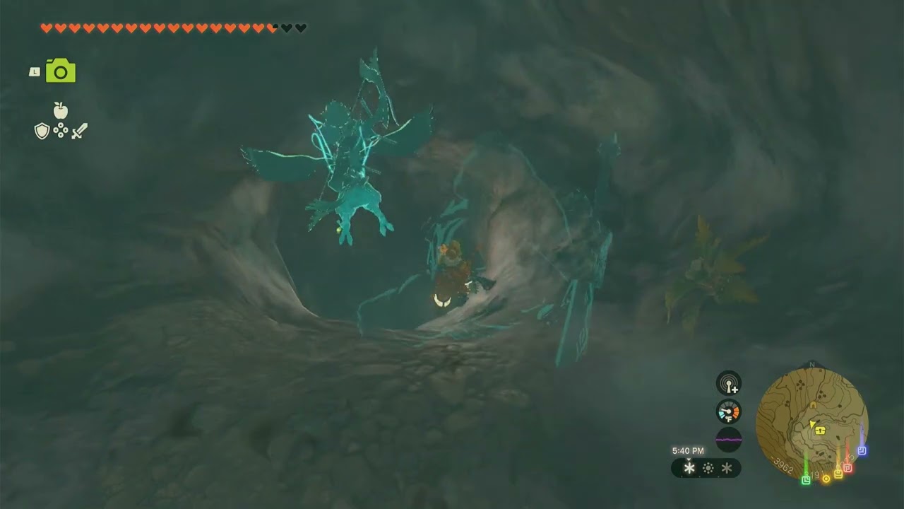 Bubbul Gem (Bubbulfrog) 22, North Biron Snowshelf Cave | The Legend of Zelda: Tears of the Kingdom