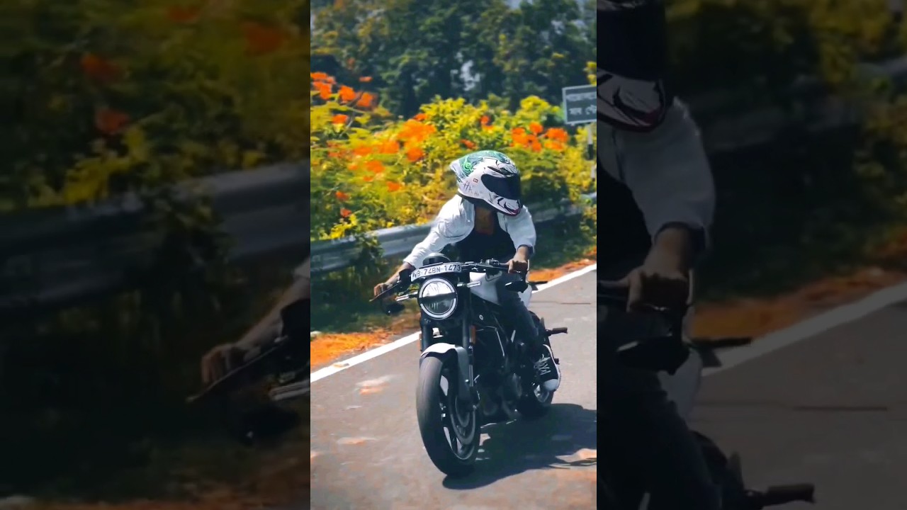 KTM Husqvarna Vitpilen 250 stunning and wheelie pop up #ktm #vitpilen #stunt #wheelie #shorts