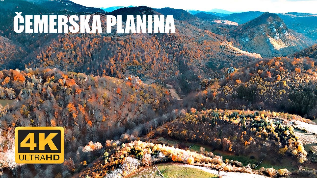 Čemerska planina 1466 mnv: Pogled sa Slivna - Kanjon rijeke Misoče u Jesen #djimini3pro #bosnia