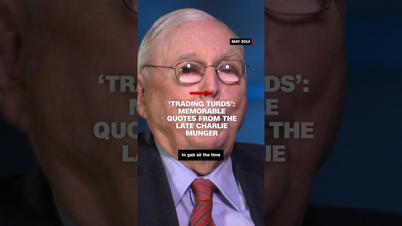 'Trading turds': Billionaire investor Charlie Munger's best one-liners from over the years