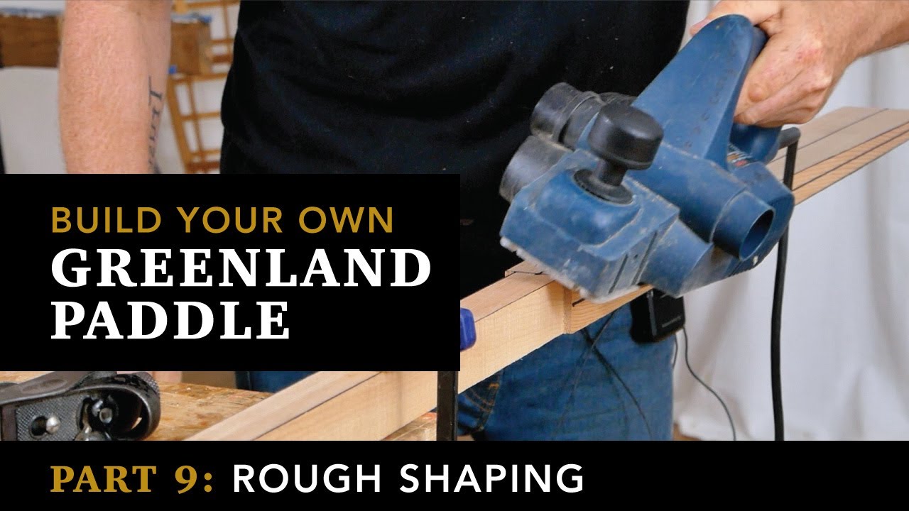 Building a Greenland Paddle, Part 9: Rough Shaping the Blades