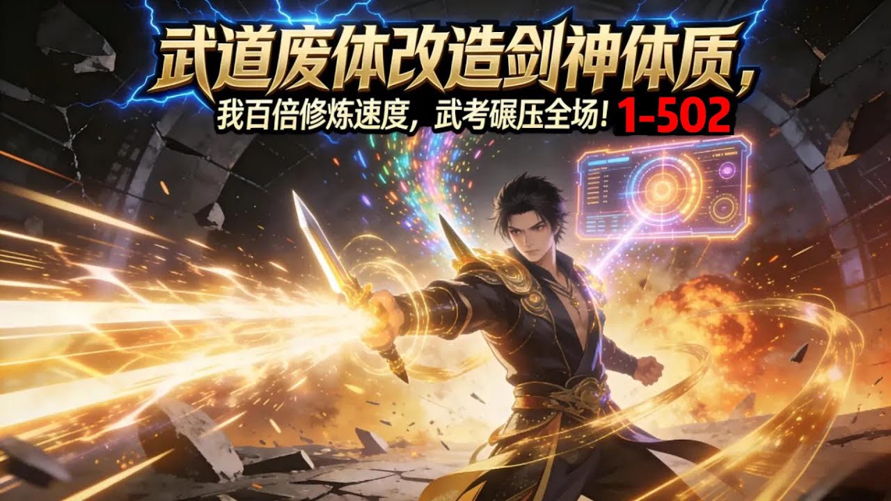 一口气看完《武道废体改造剑神体质，我百倍修炼速度，武考碾压全场！》1-502 萧风重回高中，他拒当舔狗，开局获得剑神系统，修炼速度吊打天骄！武考战力碾压全场！#星辰漫客