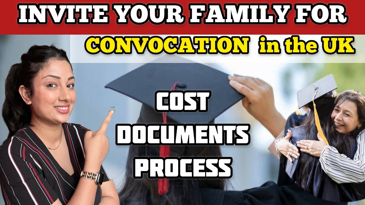 Invite family on convocation ceremony in the UK
