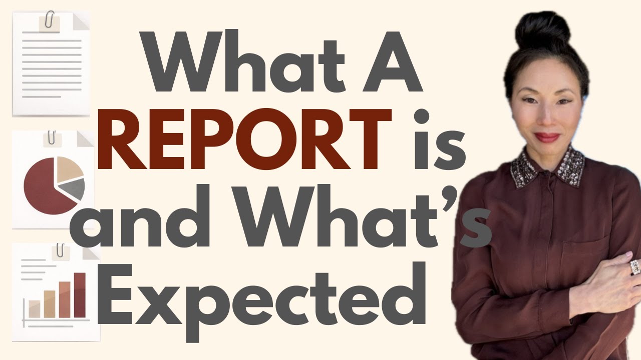 What Professors and Employers Mean When They Ask for a Report