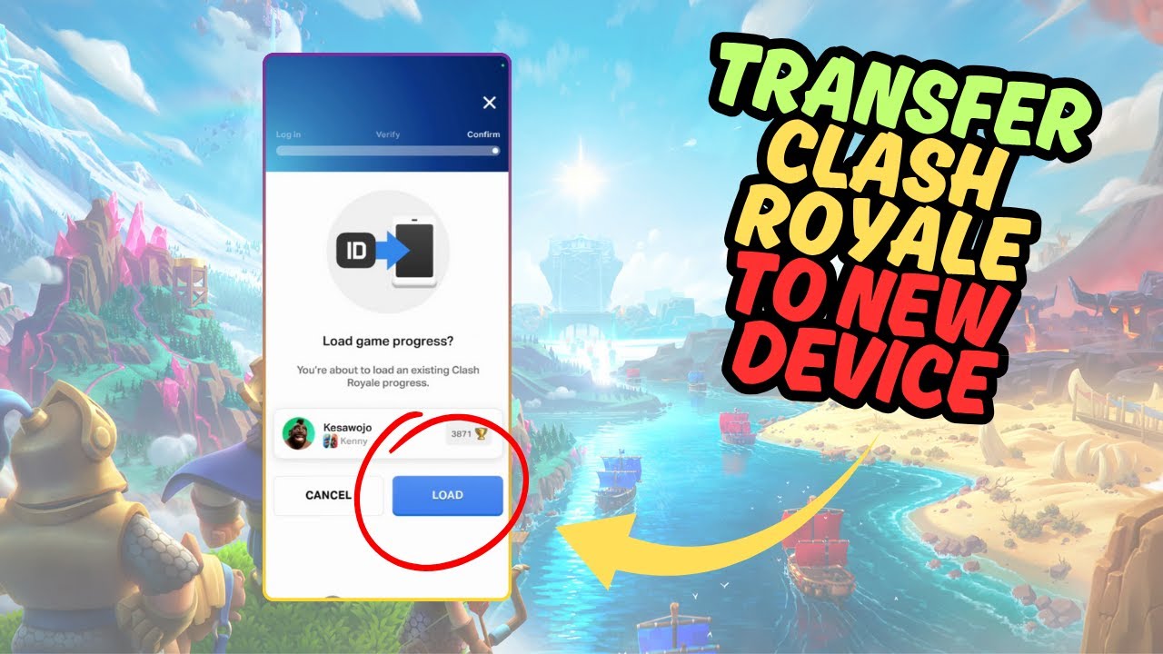Как перенести учетную запись Clash Royale на новое устройство