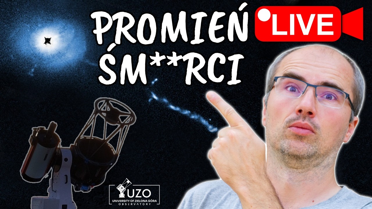 Kosmiczne promienie niszczące planety. Na żywo przez teleskop z Chile.
