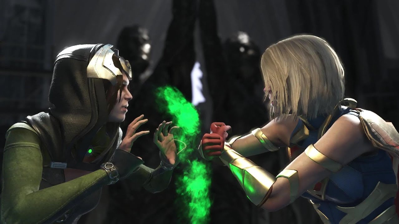 Injustice 2 : Enchantress Vs Supergirl & Power Girl - All Intro/Outros, Clash Dialogues, Super Moves