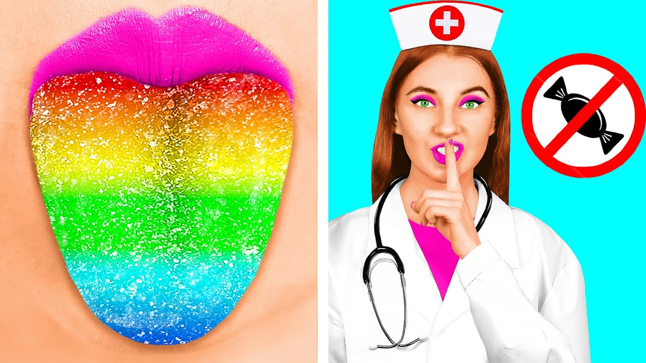 Как Спрятать Сладости от Стоматолога с Best Funny Challenges