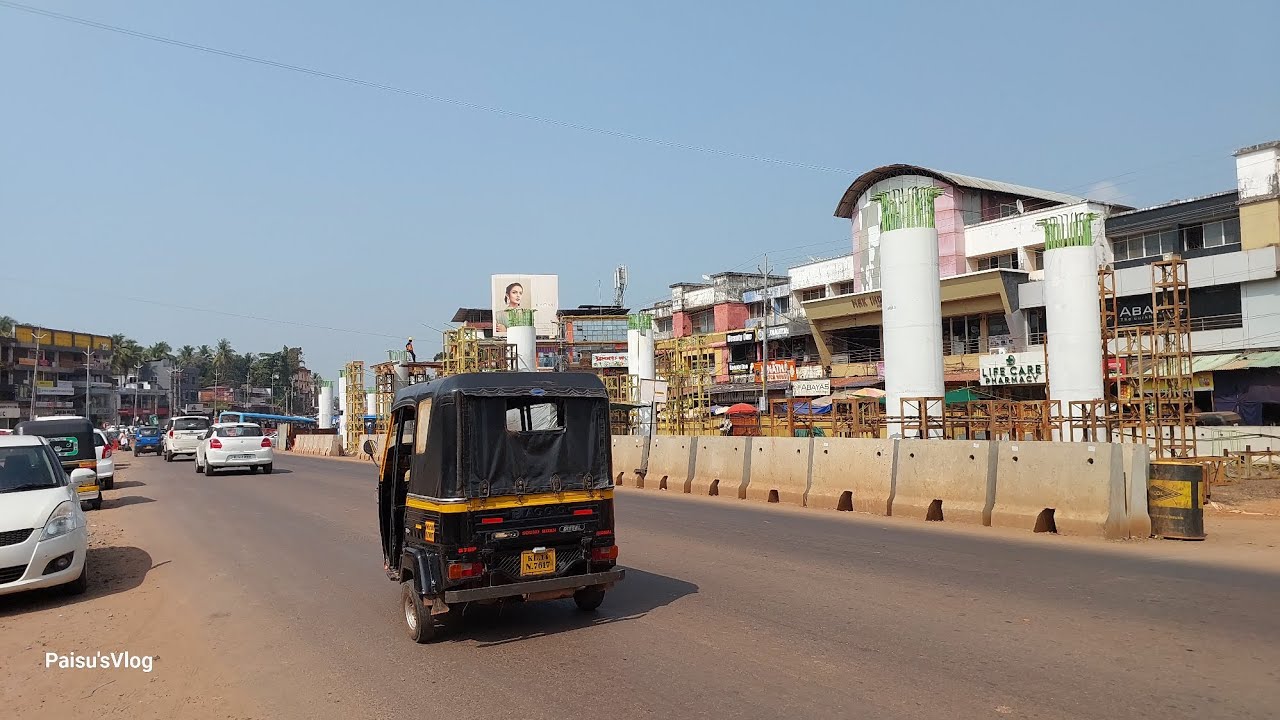 NH66 KASARAGOD /ഉപ്പള മേൽപ്പാലം പണി പുരോഗമിക്കുന്നു /കൈകമ്പ അണ്ടർപാസ് പണി ആരംഭിച്ചിട്ടില്ല..