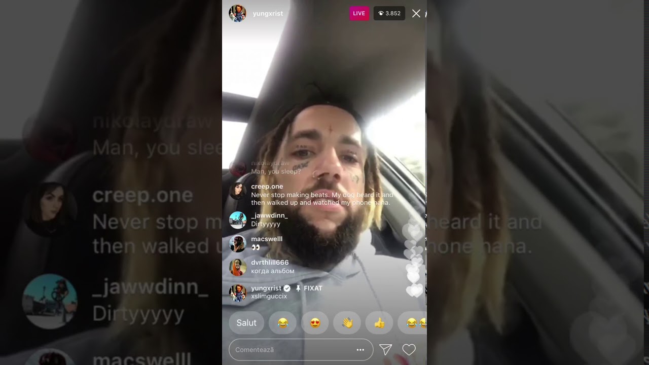 $crim from $uicideboy$ instagram live snippets