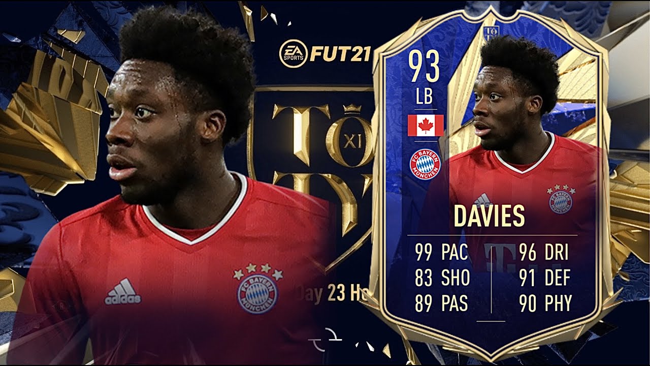 FIFA 21: ALPHONSO DAVIES 93 TOTY PLAYER REVIEW I FIFA 21 ULTIMATE TEAM