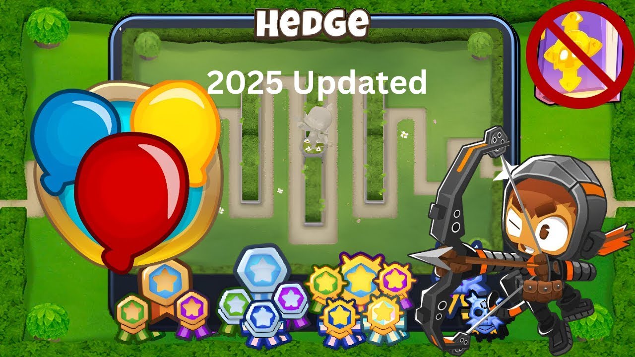 Hedge [Alternate Bloons Rounds] Guide | No Monkey Knowledge | BTD 6 (2025 Updated) 4K Strategy