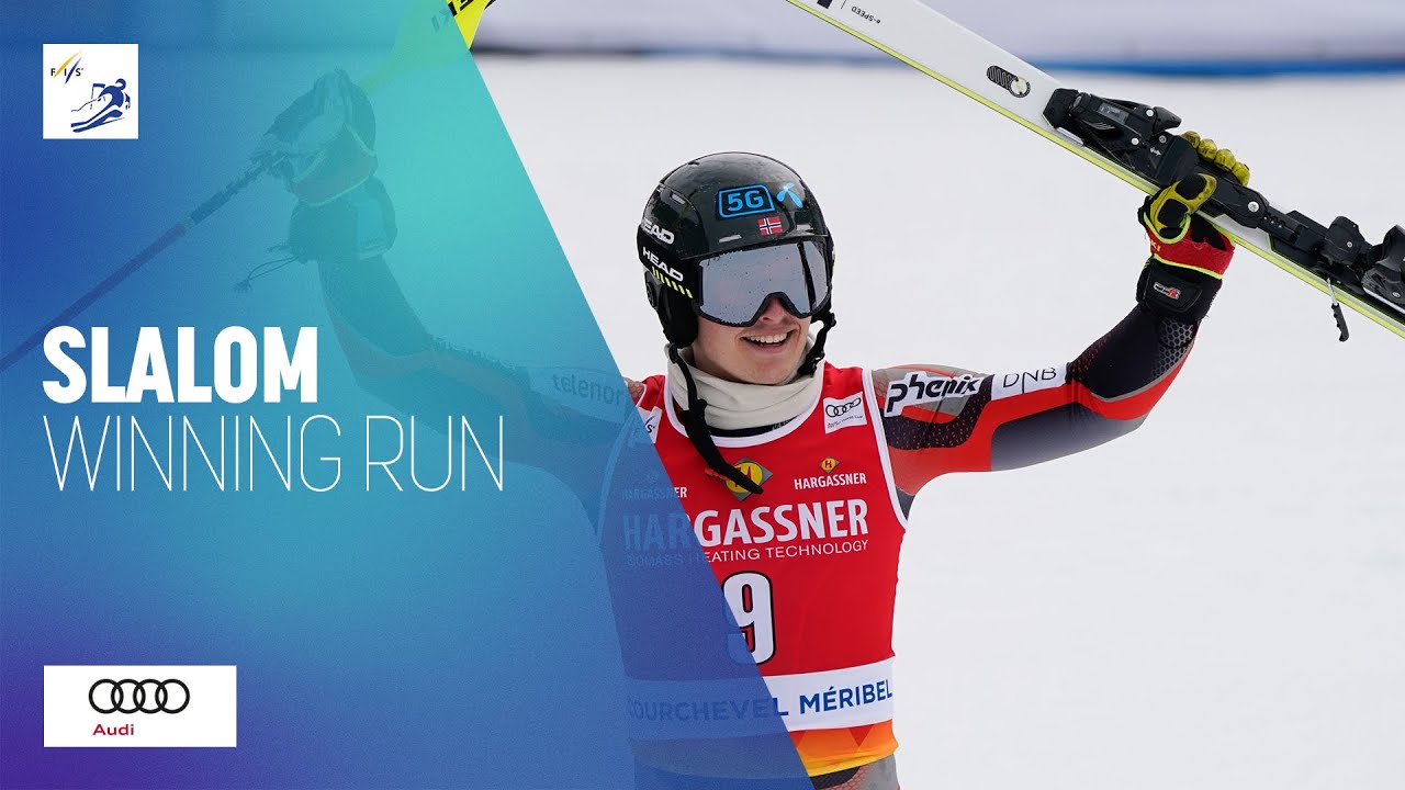 Atle Lie Mcgrath (NOR) | Winner | Men's Slalom | Courchevel/Meribel | FIS Alpine