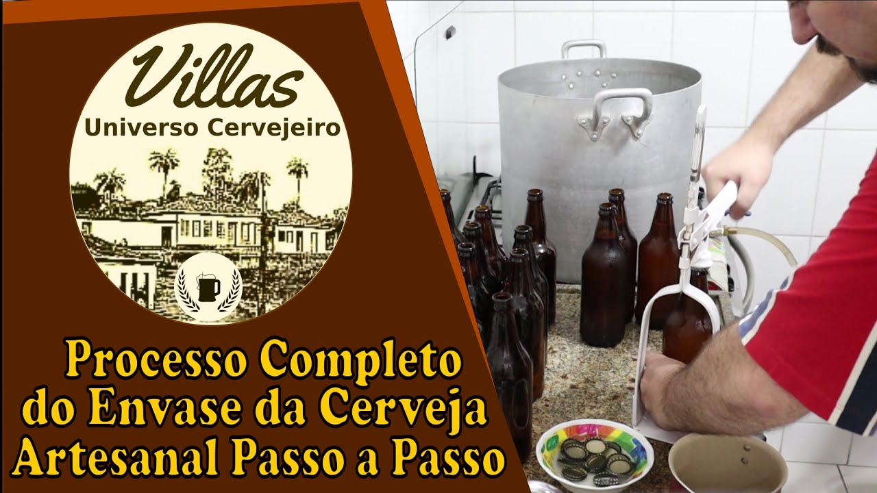 #35 - Processo Completo de Envase da Cerveja Artesanal em Garrafas Passo a Passo