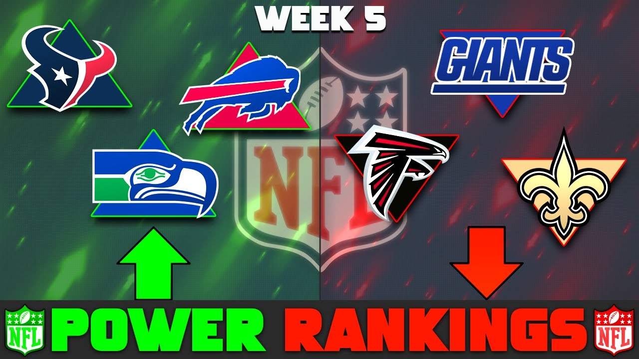 NFL Week 5 Power Rankings 2023