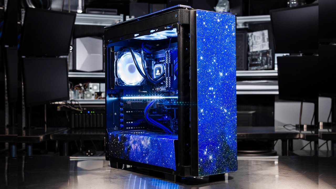 Blue Space Corsair 500D Case Mod 😍 B Roll