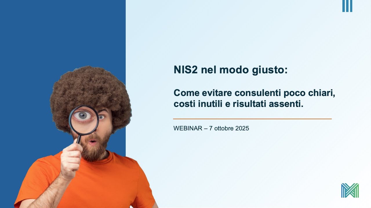 NIS2 nel modo giusto: il percorso di adeguamento senza giri di parole.