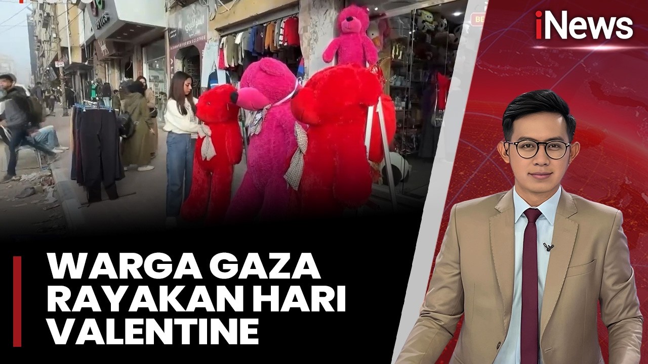Warga Gaza Rayakan Hari Valentine, Simbol Harapan di Tengah Konflik | iNews Pagi (16/02)