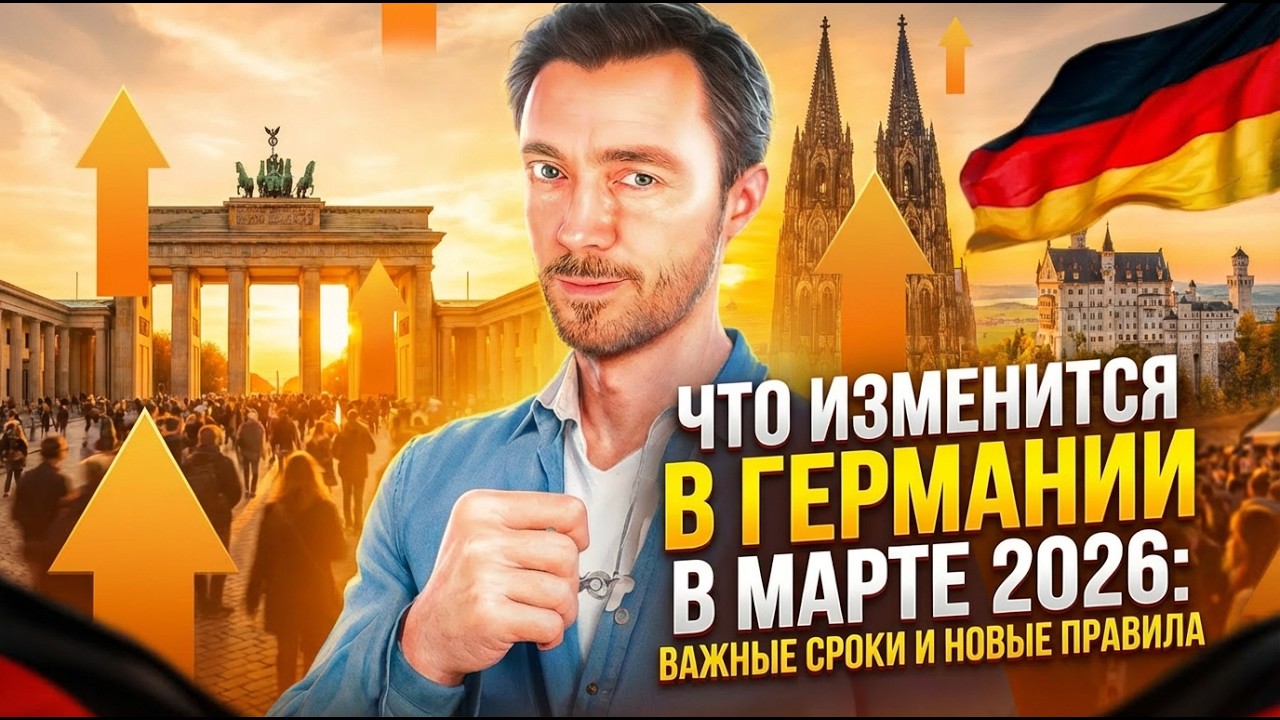 ⚡️Что изменится в Германии в марте 2026: важные сроки и новые правила
