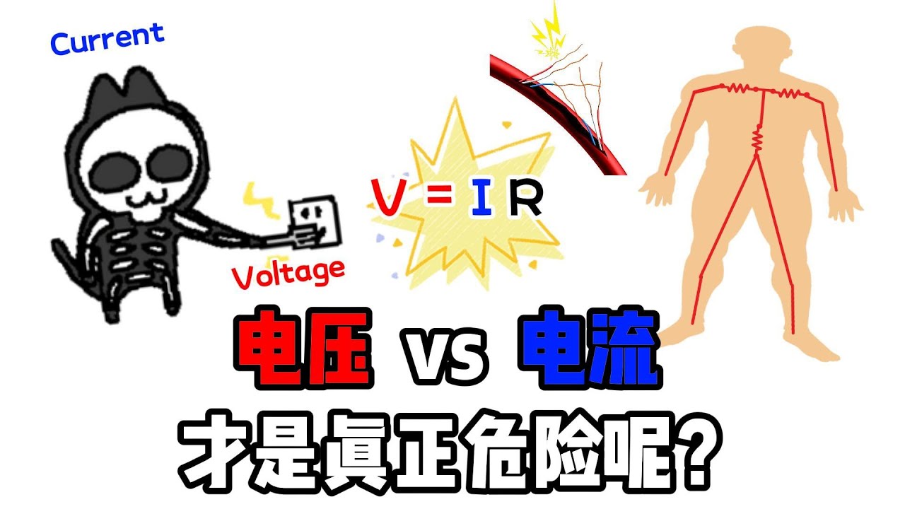 哪个才真正危险：【电压】vs【电流】？| “人体电阻”是多少？