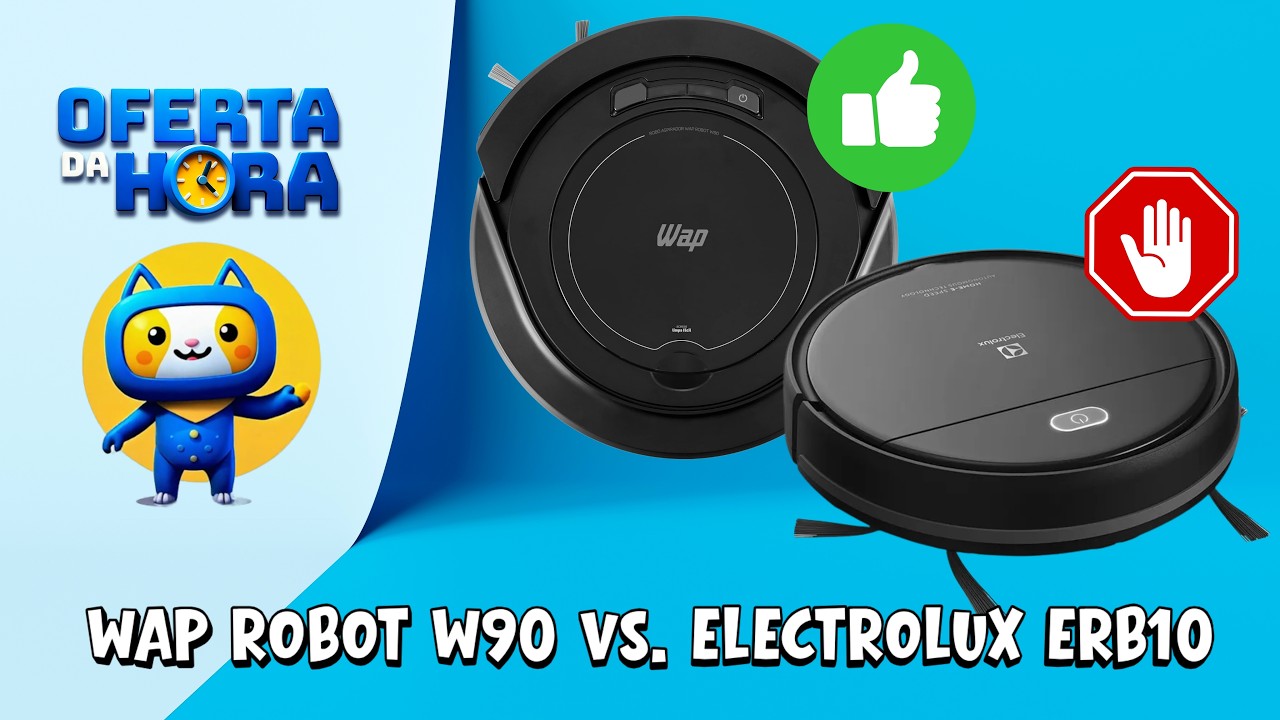 Líder de Vendas vs. Custo-Benefício: WAP Robot W90 vs. Electrolux ERB10, Qual Vale Mais em 2026?