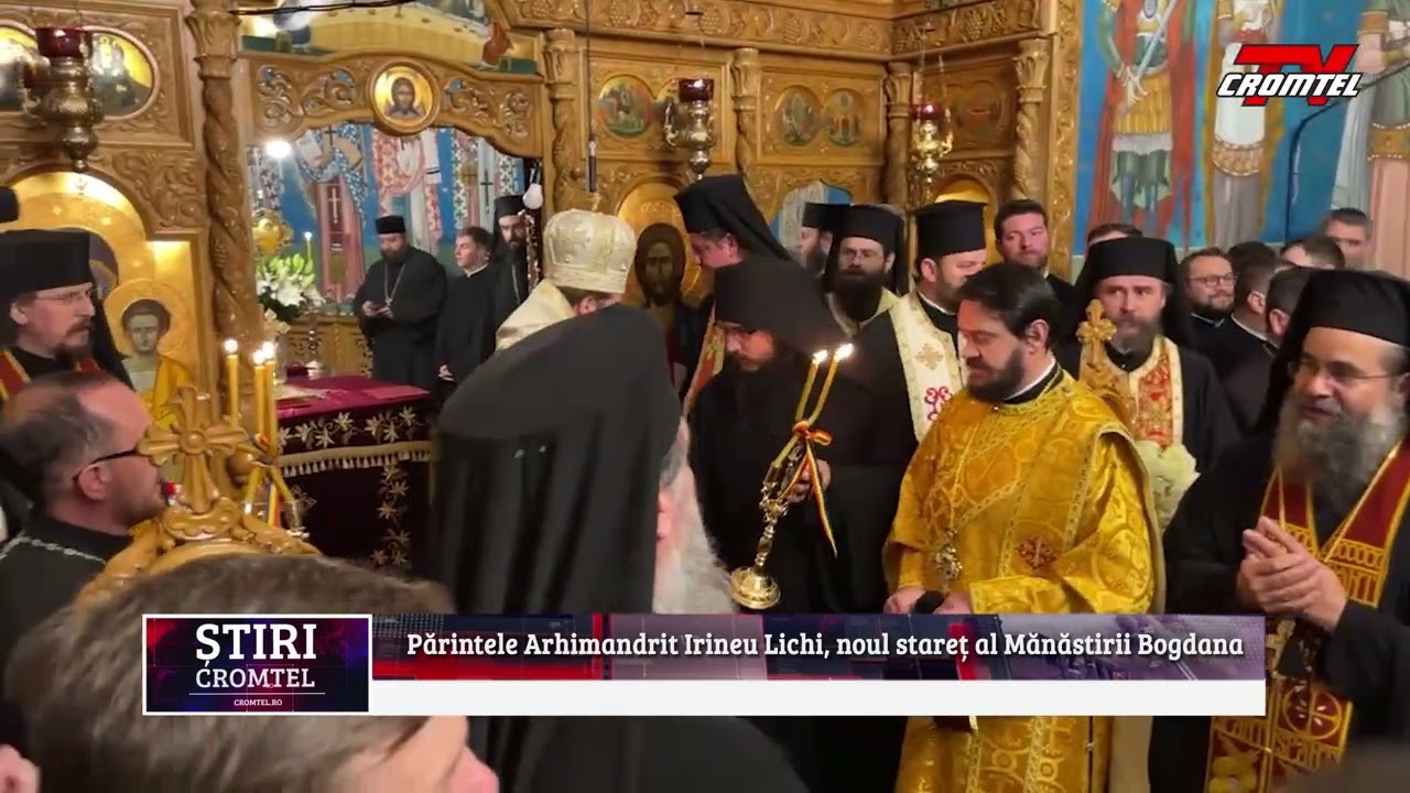 Părintele Arhimandrit Irineu Lichi, noul stareț al Mănăstirii Bogdana