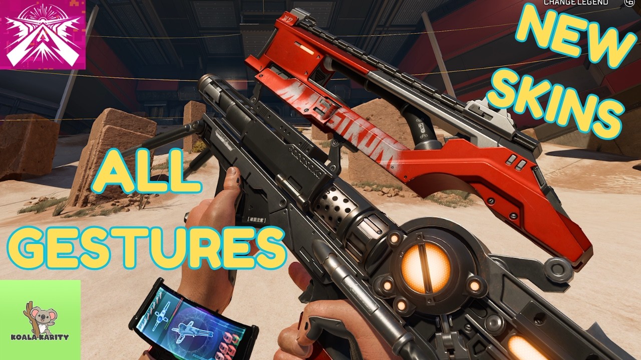 New Legendary Skin, L-Star (Maelstrom Overload), Cyberpunk 2077, All Gestures. [Apex Legends-July26]
