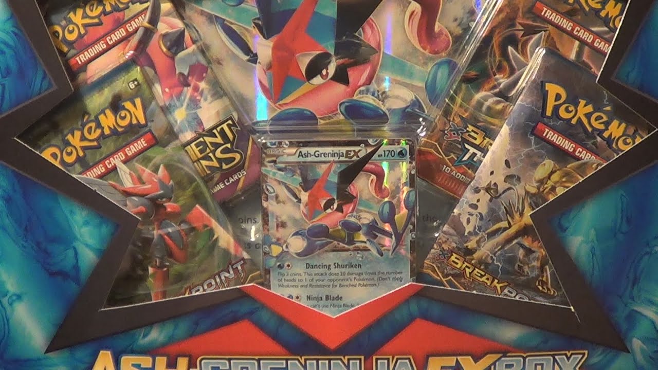 Opening an Ash-Greninja EX Box