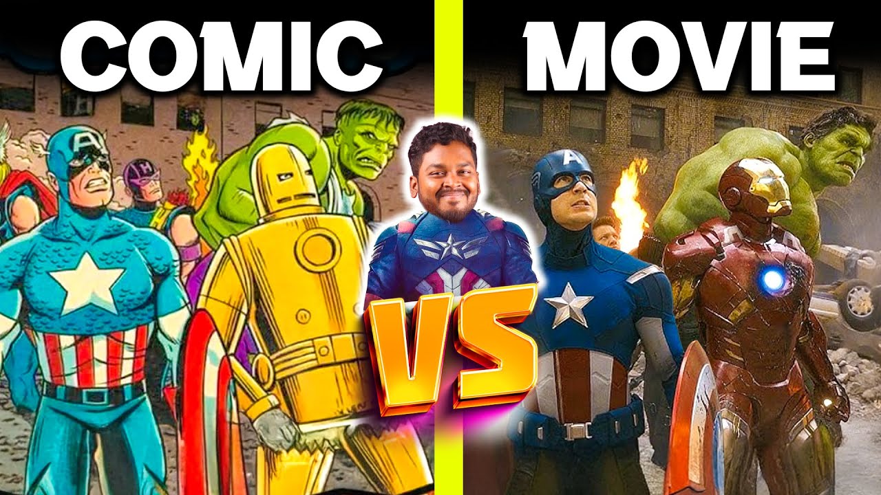 Marvel Movies vs Comic | Biggest Differences Between the MCU and Marvel Comics #mrkk #marvel