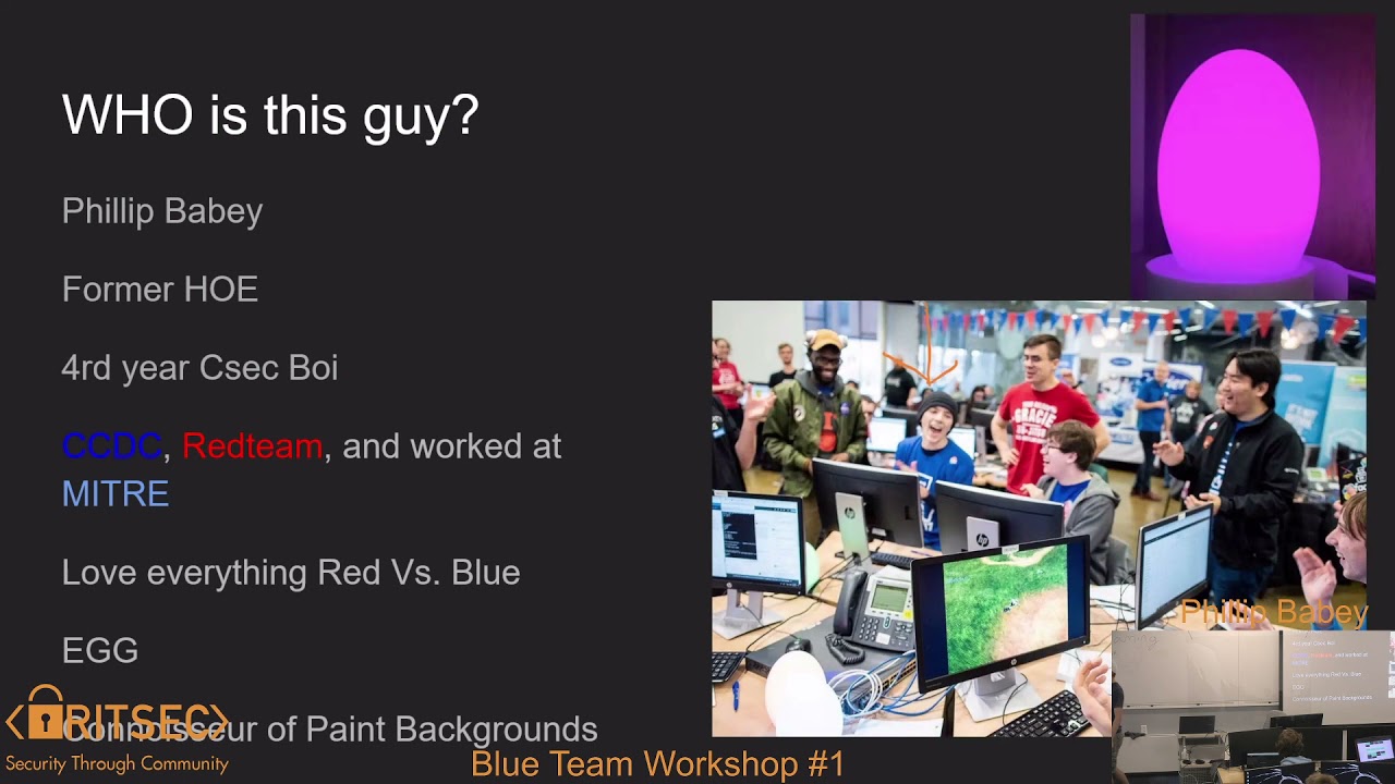 Blue Team Workshop #1