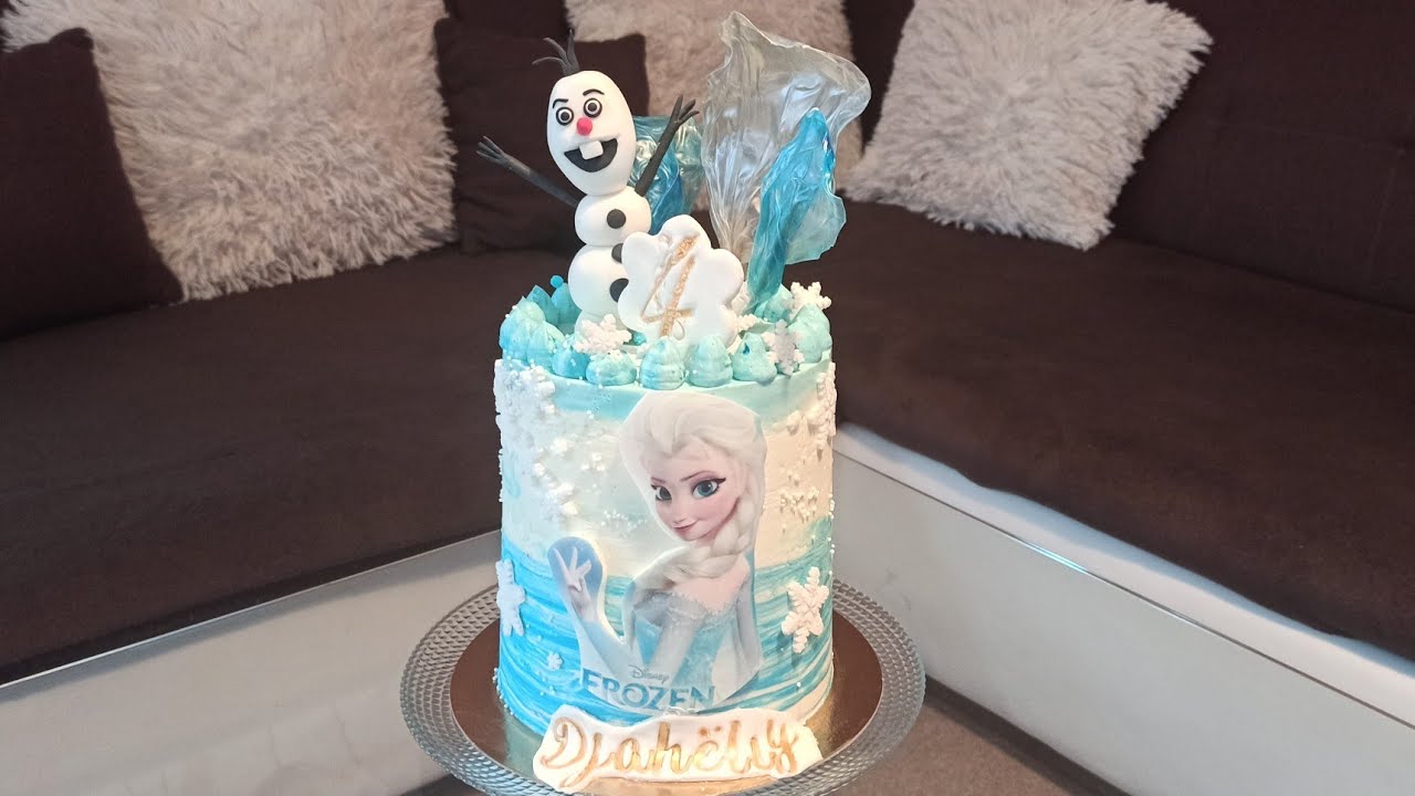 Gâteau reine des neiges aux Spéculos