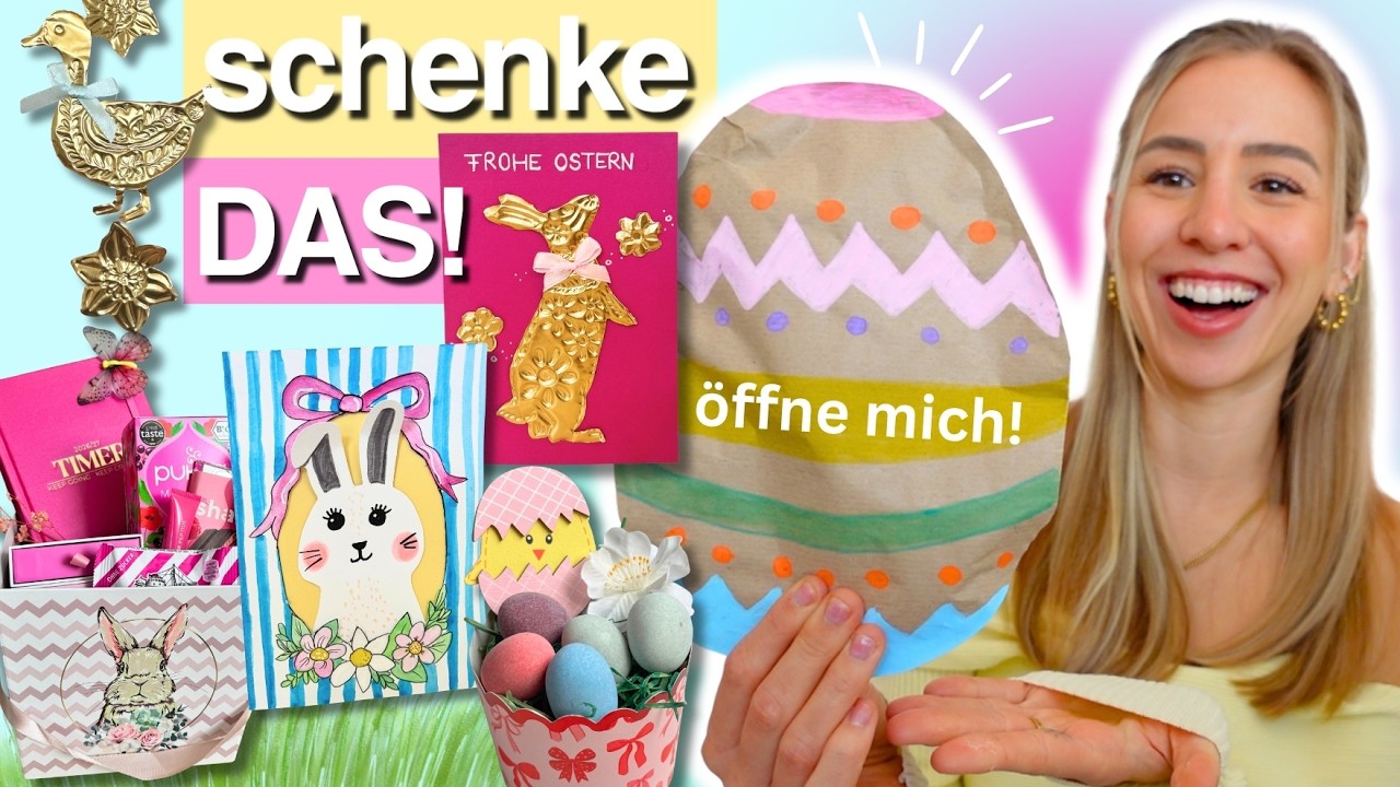 DIY OSTERGESCHENKE 🐰✨ Super s&uuml;&szlig;e & einfache Ideen zum Nachmachen!