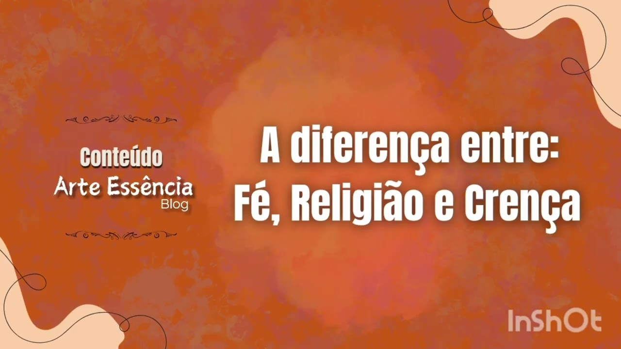 A diferença entre fé, religião e crença