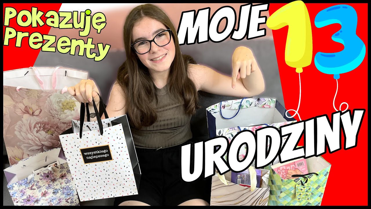 MOJE 13 URODZINY. Pokazuję prezenty #fikimikiagatkiimoniki