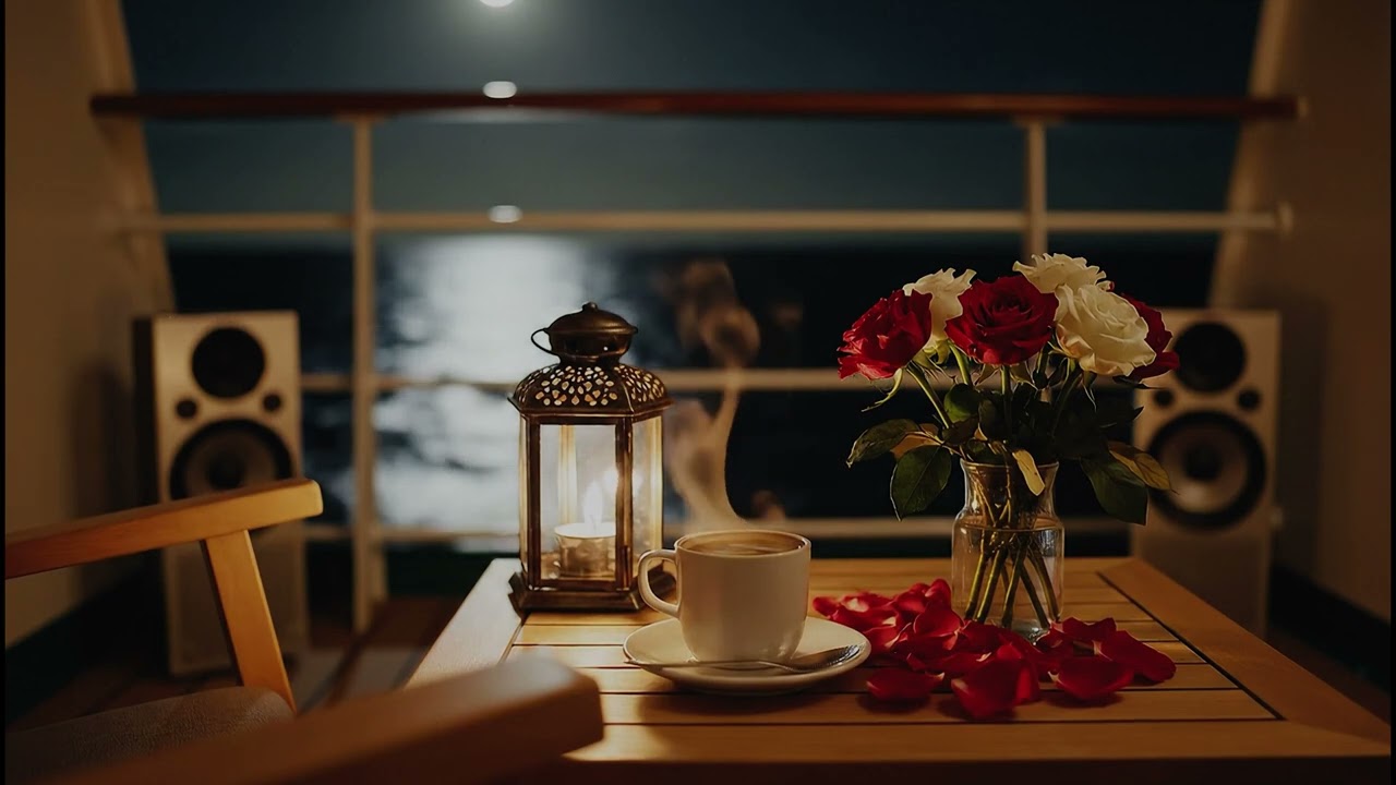Velvet Love Smooth Jazz Under the Moonlight | Yacht Nights & Ocean Views
