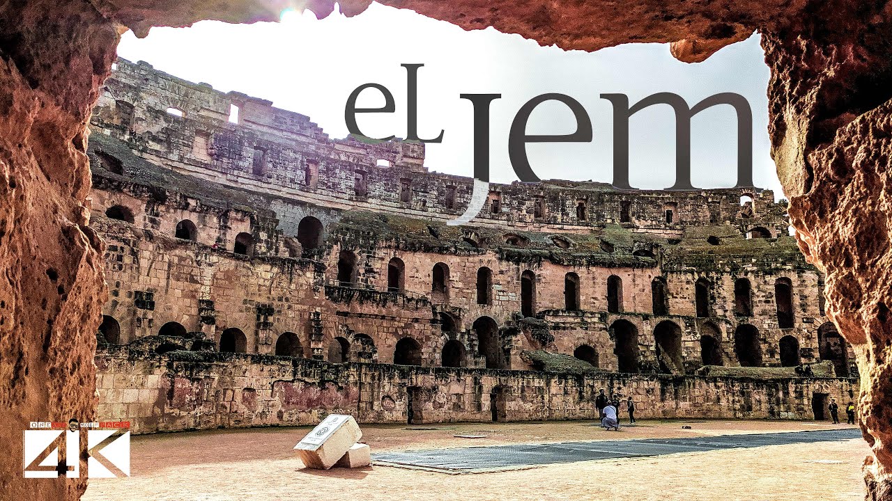 【4K】🇹🇳 The Amphitheatre of EL JEM 🔥 TUNISIA 🔥 UltraHD Travel Video