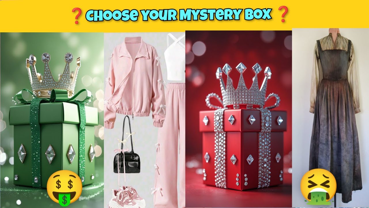 Choose your Mystery gift 🎁 (🥰/🥶)Rich dresses /Poor dresses⏳💭