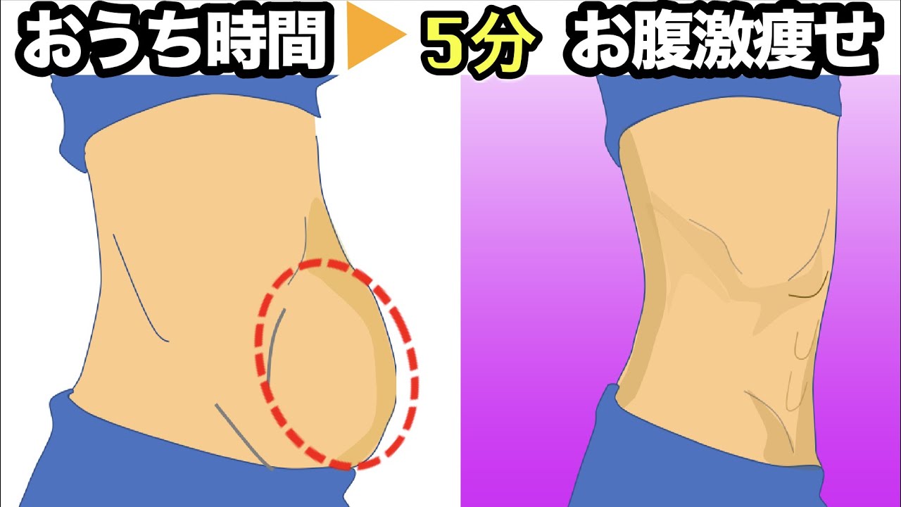 【おうち時間】5分間腹筋トレーニング一緒にやろう！ 90%の人が知らない【下腹部の脂肪の落とし方】