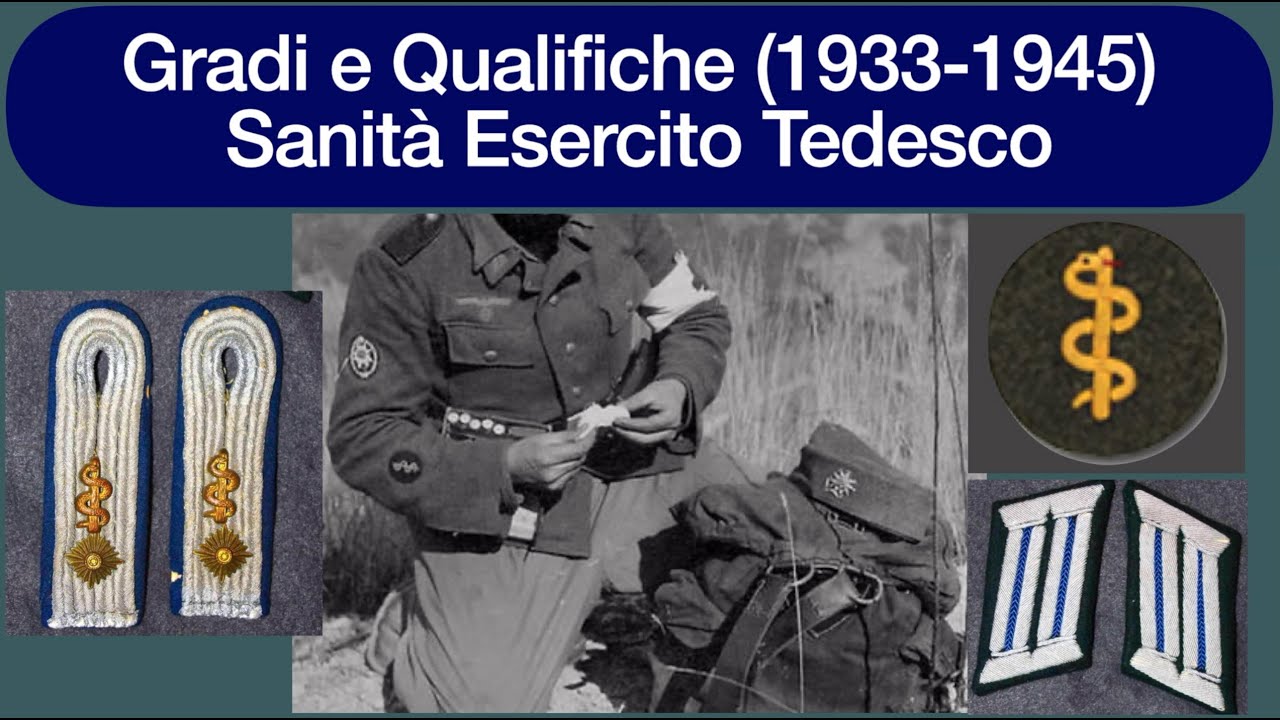 Gradi e Qualifiche Sanità Esercito Tedesco (1933-1945)
