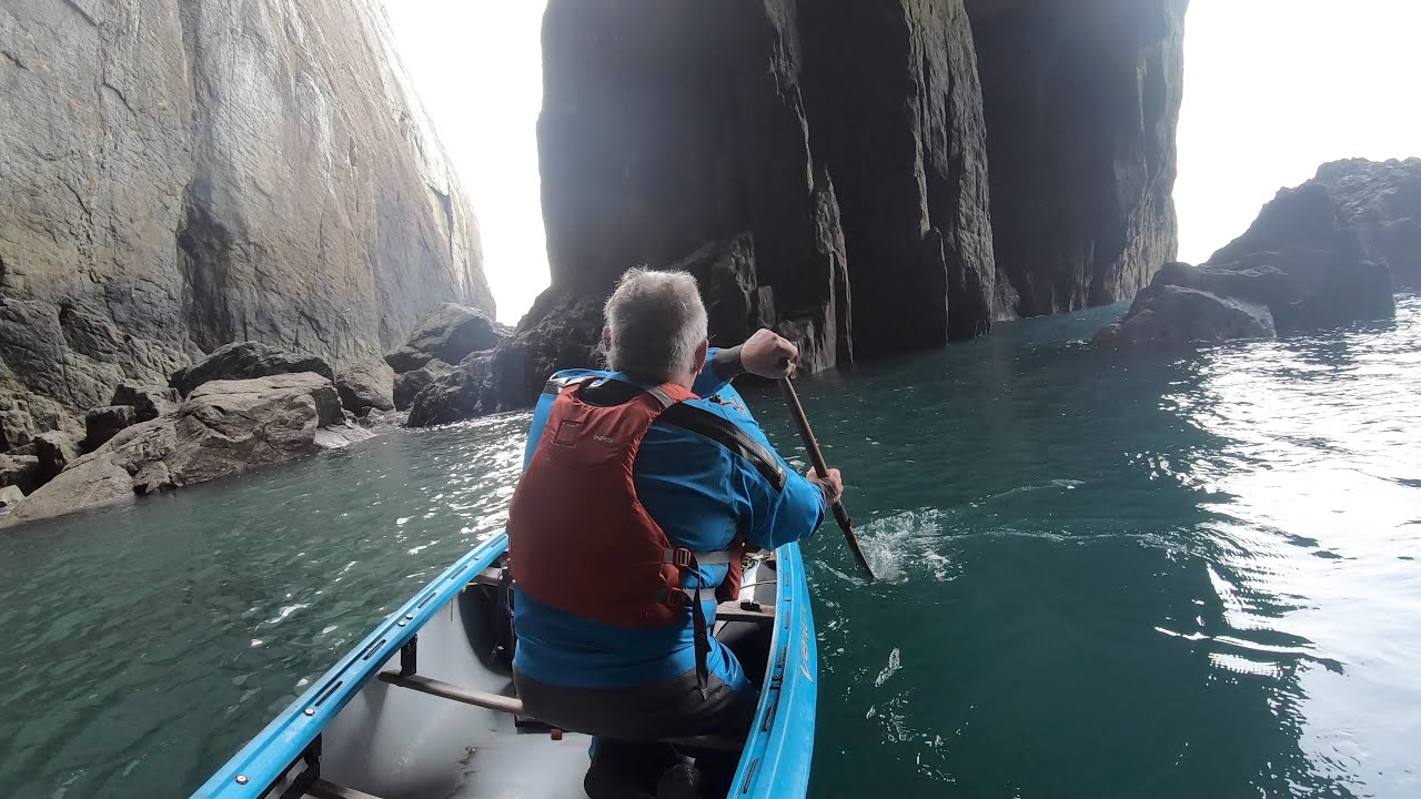Canoeing the Stacks:  a Canoe Adventure on the Sea