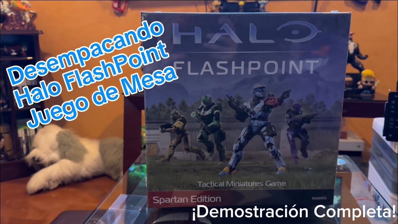 DESCUBRE ¡HALO FLASHPOINT Spartan Edition. Juego de Mesa Mantic Unboxing a Detalle, Completo! Esp.