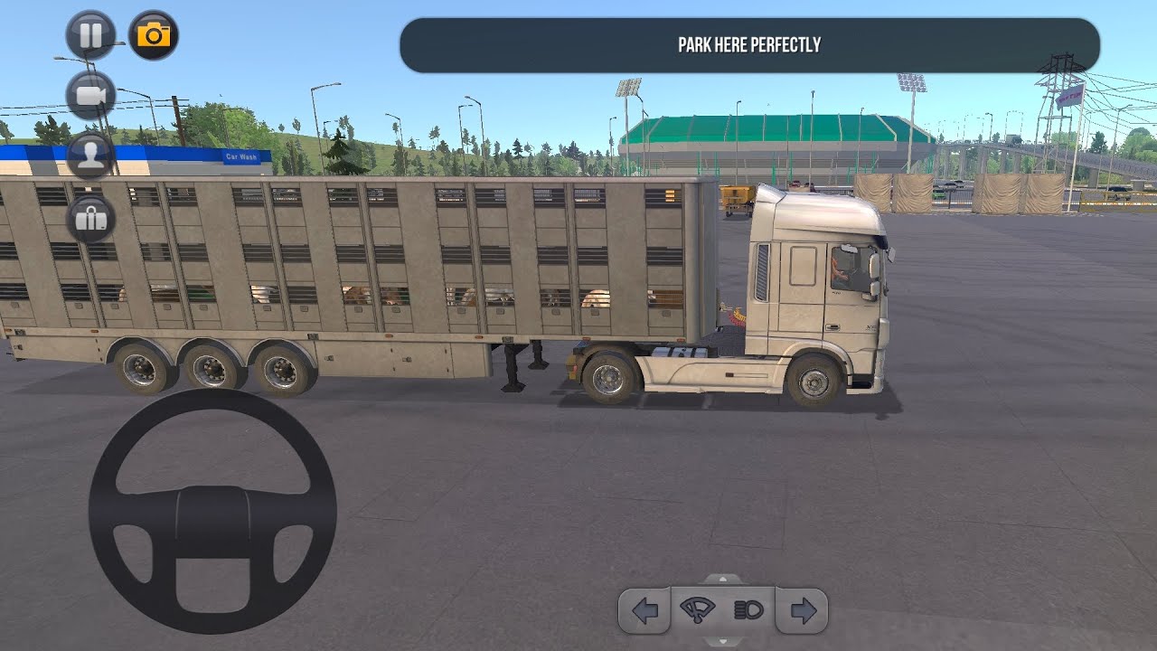Truck simulator : ultimate! Animal load! Mercedes-Benz truck!#mercedesbenz !#gaming 
