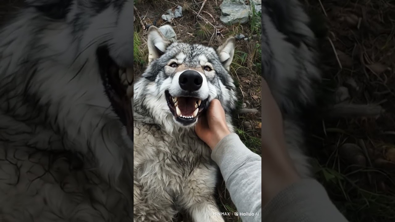 Wolf by the Waterfall