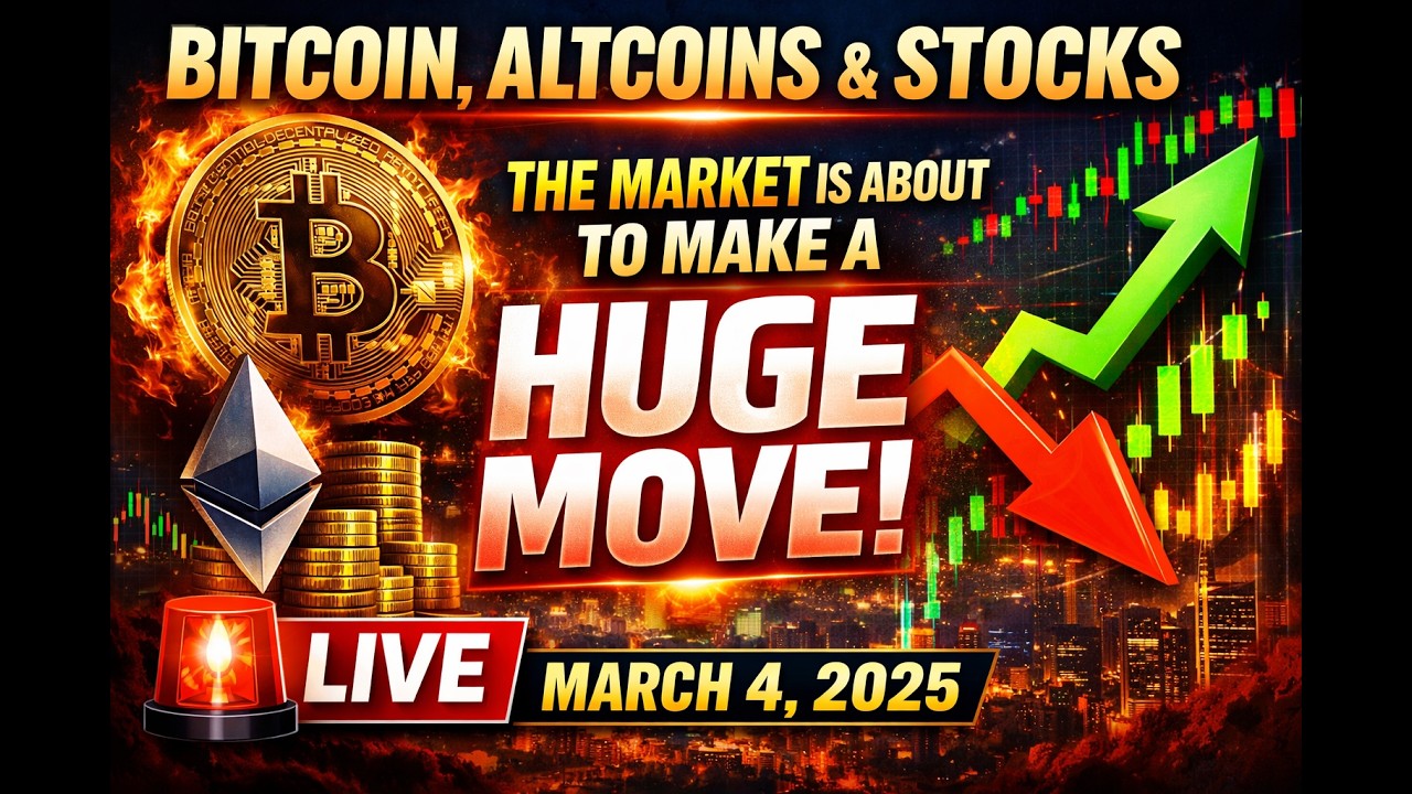 LIVE: Bitcoin, Altcoins & Stocks 📈 The Market Is About to Make a HUGE Move | March 4, 2025