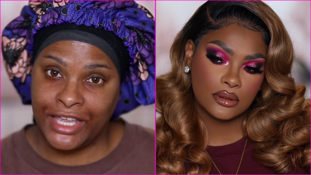 EASY HOT PINK MAKEUP TUTORIAL