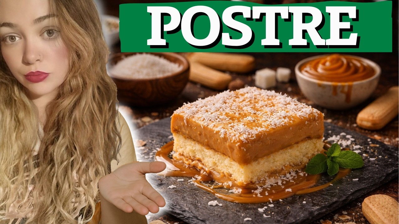 RECETA DE POSTRES FACILES Y BARATOS- POSTRE DE VAINILLAS CON POSTRE ROYAL - EXQUICITAS